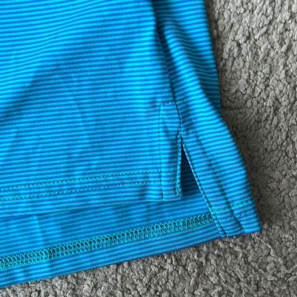 Holderness and Bourne Perkins Polo Fiji and Laguna Teal/Green Striped - Picture 8 of 10